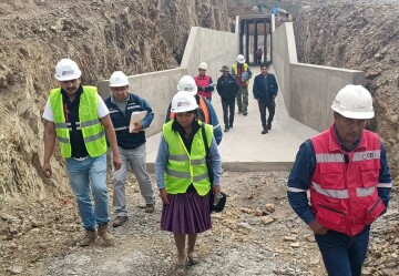 El proyecto de riego Puca Loma casi tiene la mitad de avance físico