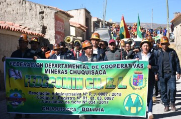 Fedecomin Chuquisaca celebrará aniversario del 22 al 24 de mayo en Camargo