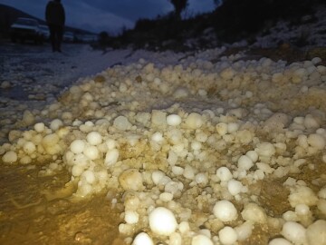 ¿Qué está pasando? Tercera granizada en San Lucas en menos de un mes